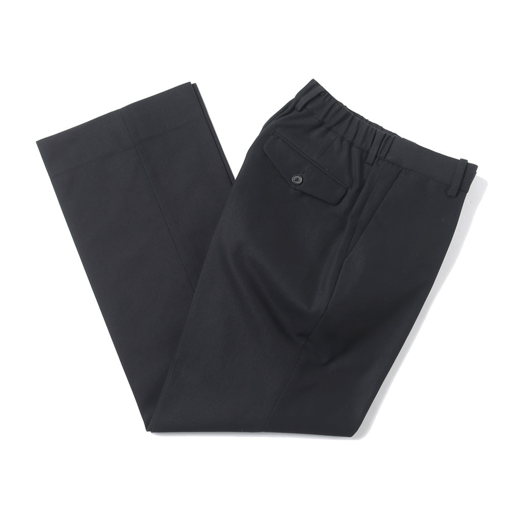 FLAT FRONT FLARED TROUSERS ORGANIC COTTON SURVIVAL CLOTH