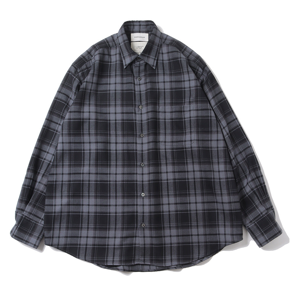 COMFORT FIT SHIRT ORGANIC WOOL CHECK VIYELLA