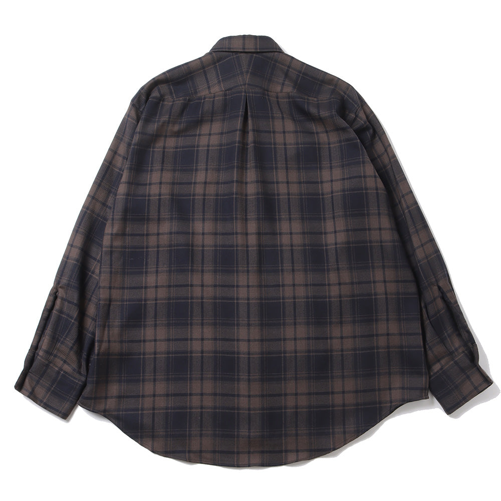 COMFORT FIT SHIRT ORGANIC WOOL CHECK VIYELLA