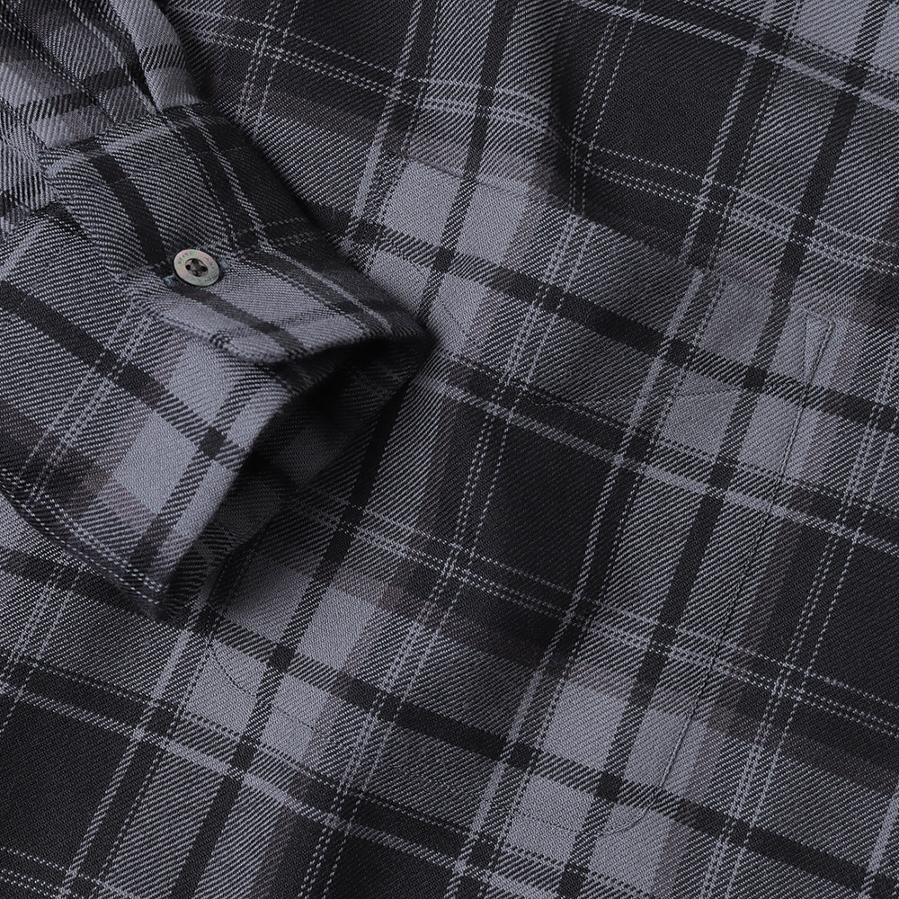 COMFORT FIT SHIRT ORGANIC WOOL CHECK VIYELLA