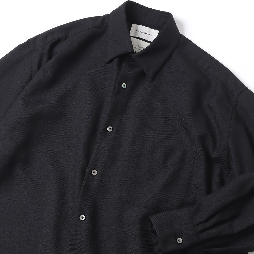 COMFORT FIT SHIRT ORGANIC WOOL VIYELLA