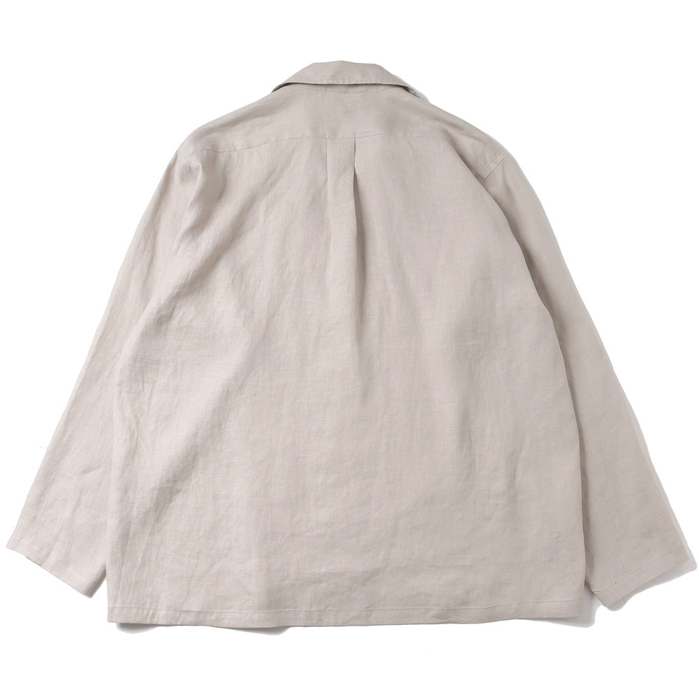 COMFORT FIT OPEN COLLAR SHIRT HEMP