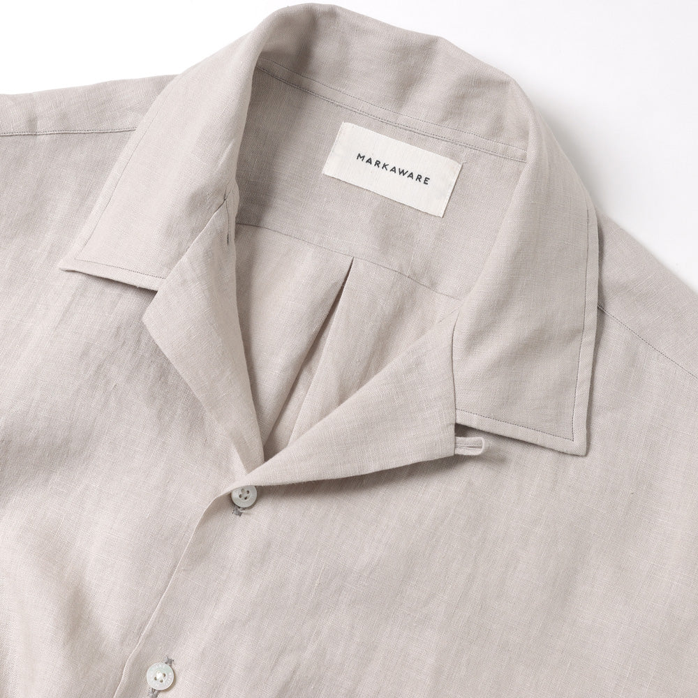 COMFORT FIT OPEN COLLAR SHIRT HEMP
