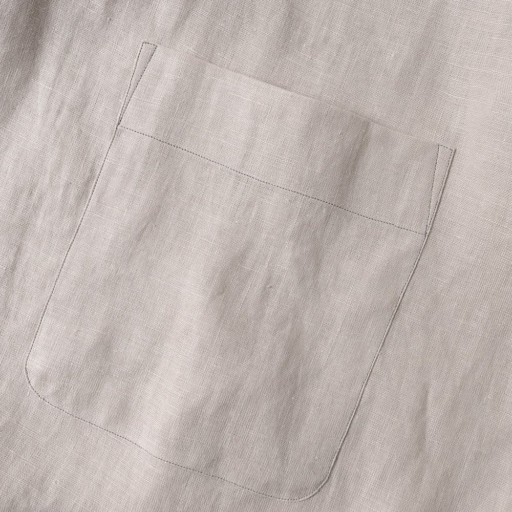 COMFORT FIT OPEN COLLAR SHIRT HEMP