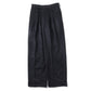 DOUBLE PLEATED CLASSIC WIDE TROUSERS CASHMERE FLANNEL