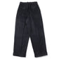 DOUBLE PLEATED CLASSIC WIDE TROUSERS CASHMERE FLANNEL