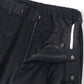 DOUBLE PLEATED CLASSIC WIDE TROUSERS CASHMERE FLANNEL