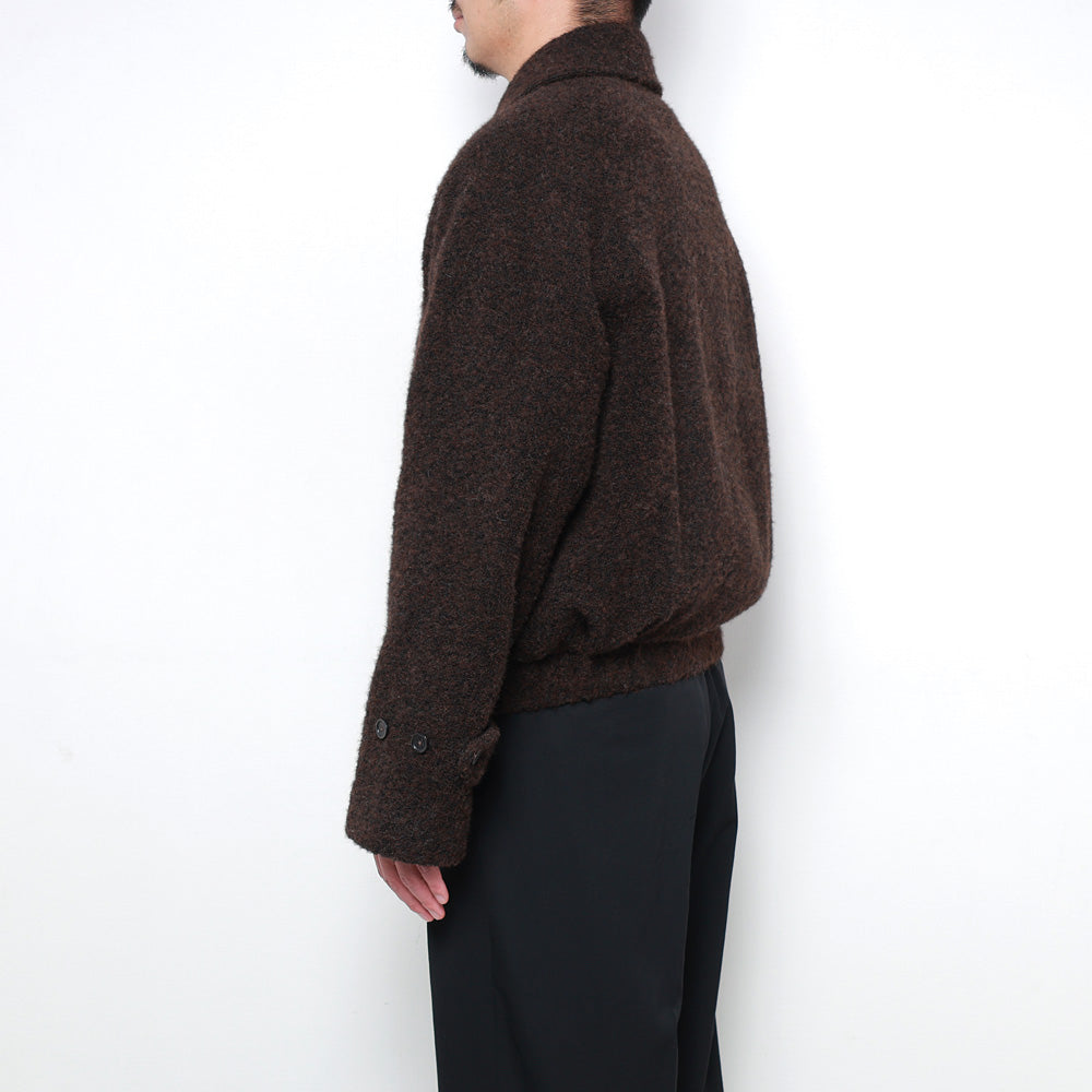 FLYING MAN JACKET ALPACA LOOP TWEED