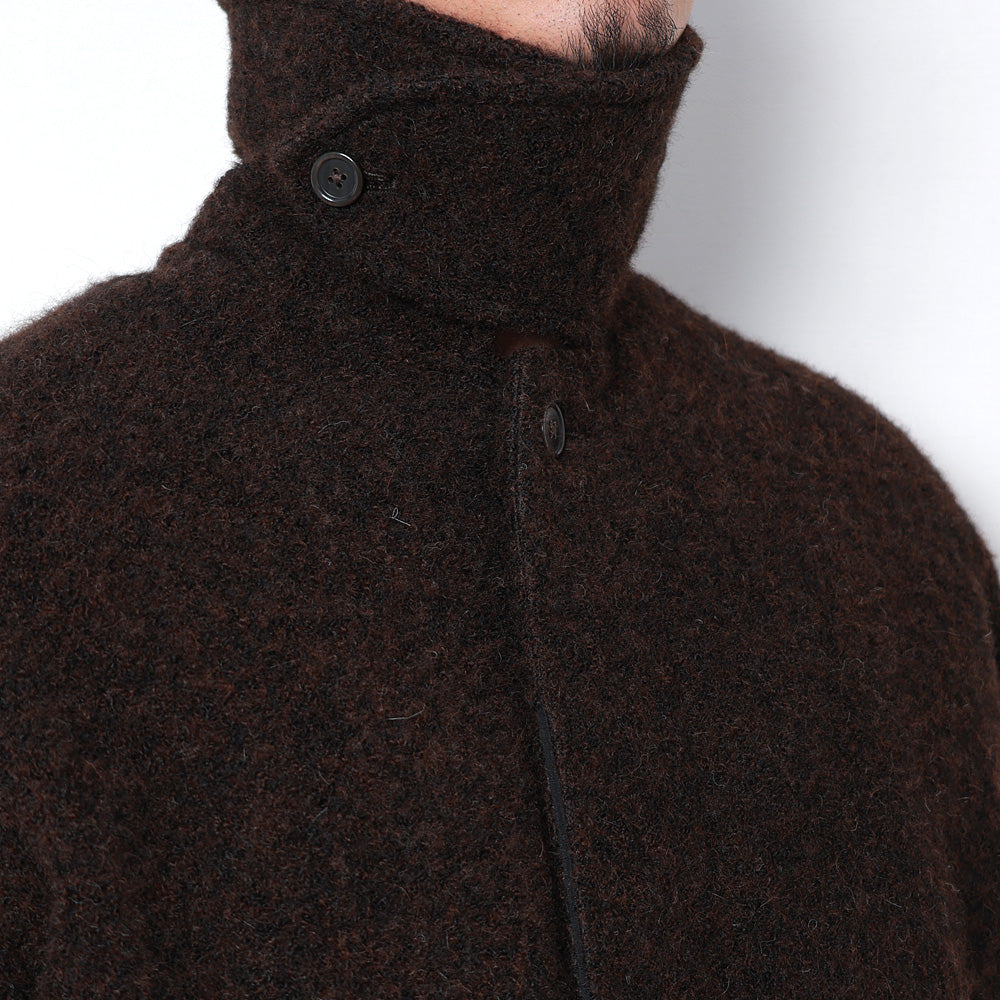 FLYING MAN JACKET ALPACA LOOP TWEED