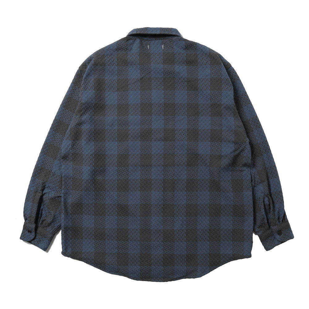 nanamica (ナナミカ) OOAL Block Check Jacquard Shirt S26FG017