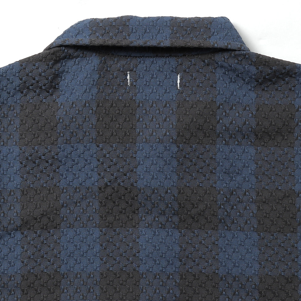 OOAL Block Check Jacquard Shirt