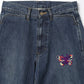 Papillon Emb. Straight Jean - 12oz Denim