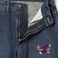 Papillon Emb. Straight Jean - 12oz Denim