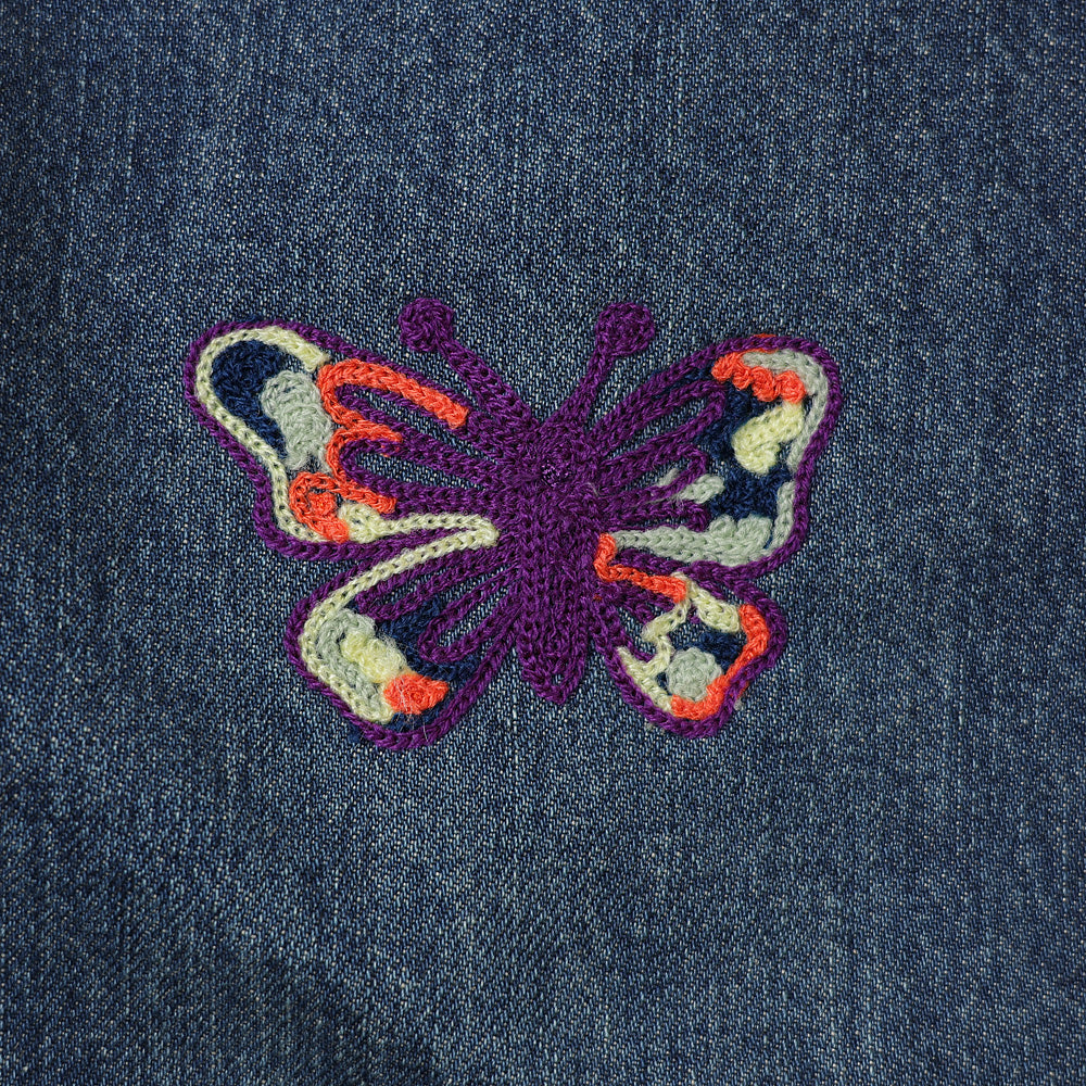 NEEDLES(ニードルズ)Papillon Emb. Straight Jean - 12oz Denim (SX211