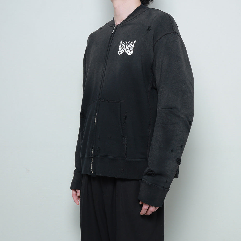 Deconstructed Zipped Sweat