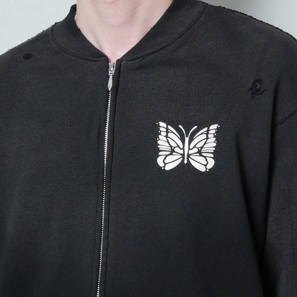 Deconstructed Zipped Sweat