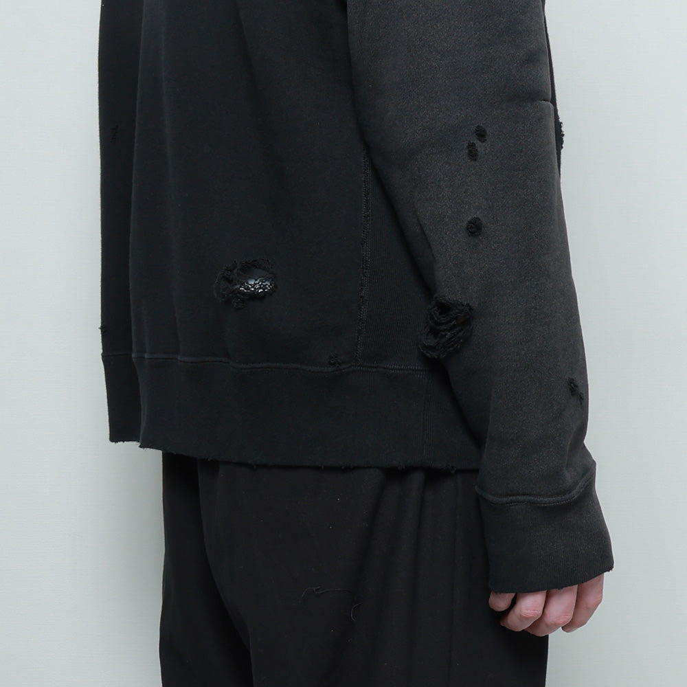 Deconstructed Zipped Sweat