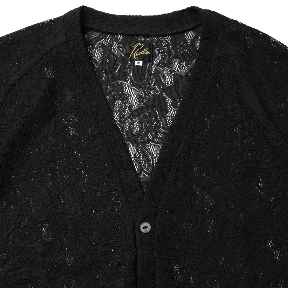 NEEDLES(ニードルズ)V Neck Cardigan - Paisley bulky Lace (TY384
