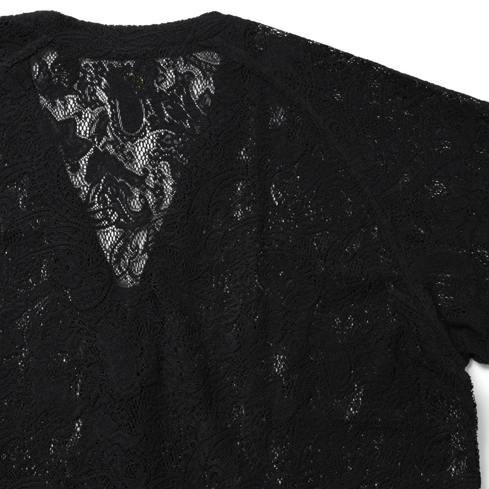 V Neck Cardigan - Paisley Bulky Lace