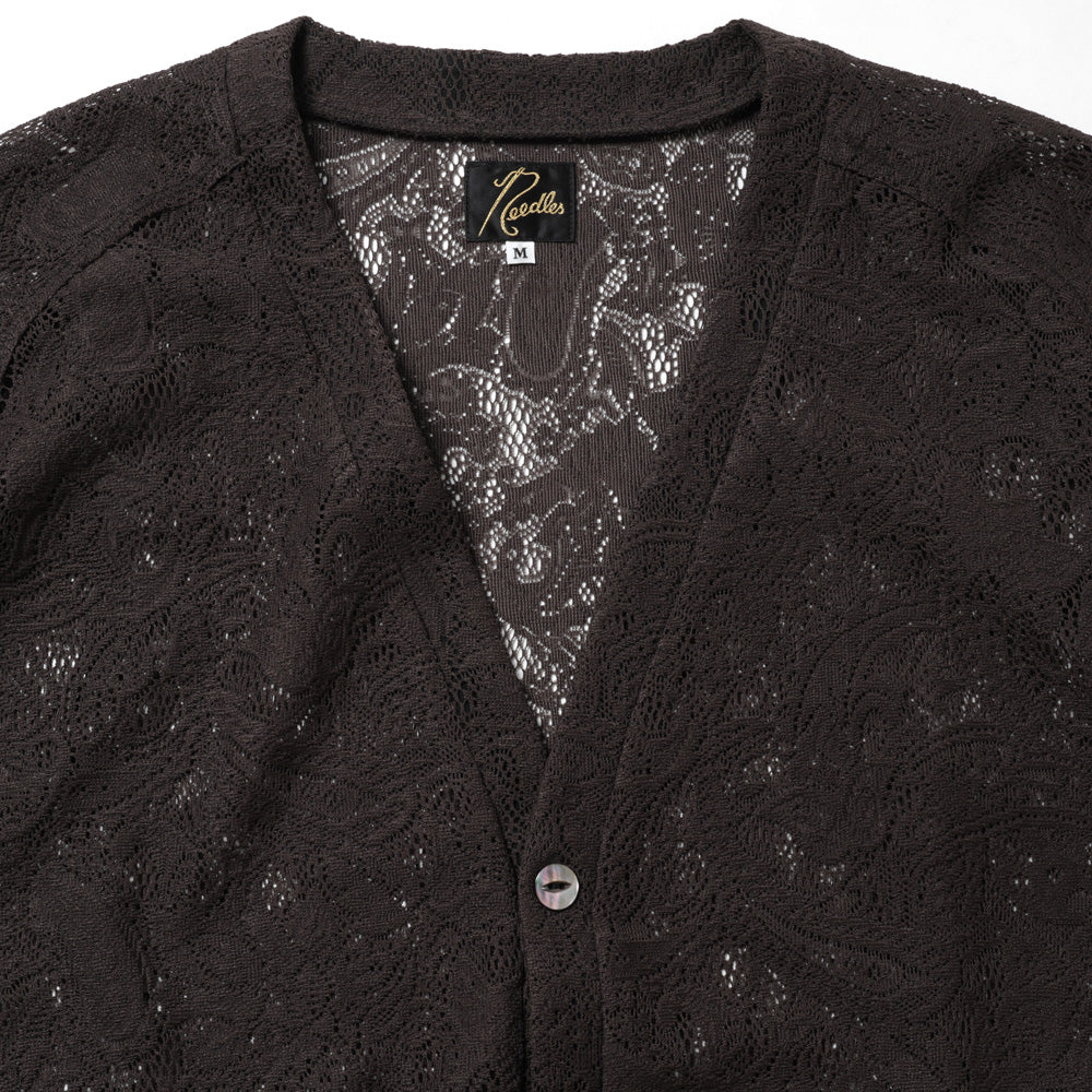 NEEDLES(ニードルズ)V Neck Cardigan - Paisley bulky Lace (TY384