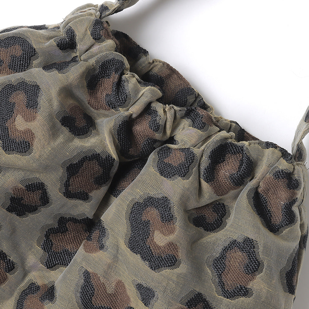 Elastic Pochette- PE/C/CU/N Leopard Jq.