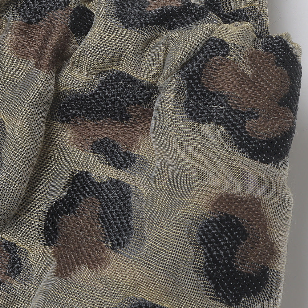 Elastic Pochette- PE/C/CU/N Leopard Jq.