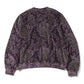 Crew Sweat Shirt - C/PE Paisley Velour Jq.