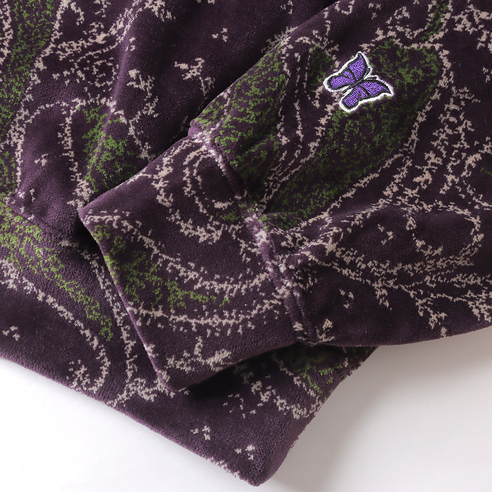 Crew Sweat Shirt - C/PE Paisley Velour Jq.
