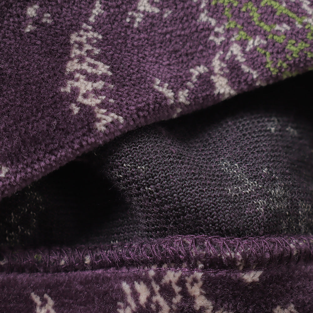 Crew Sweat Shirt - C/PE Paisley Velour Jq.