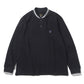 Shawl Collar L/S Polo - Cotton Pique