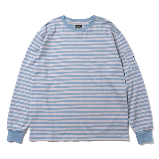 L/S Crew Neck Tee - Cotton Stripe Jersey