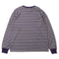 L/S Crew Neck Tee - Cotton Stripe Jersey