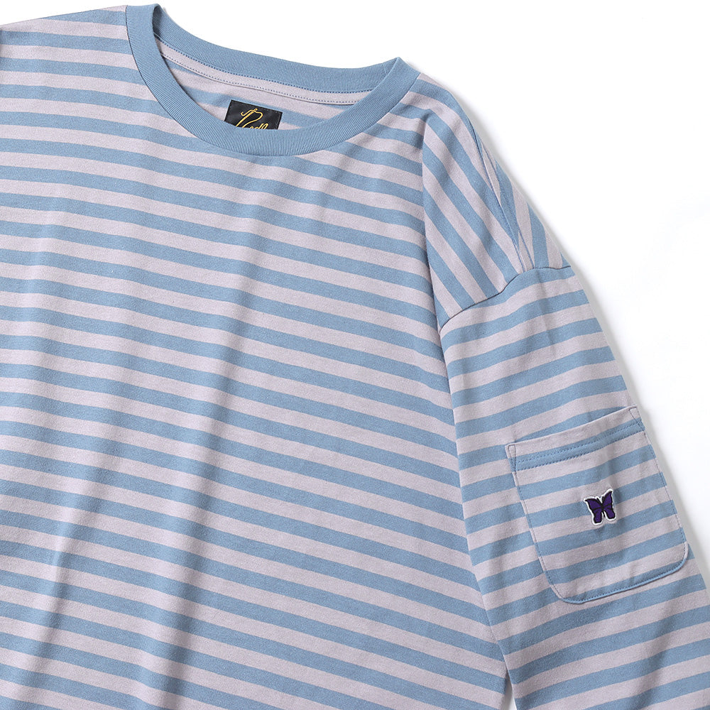 L/S Crew Neck Tee - Cotton Stripe Jersey