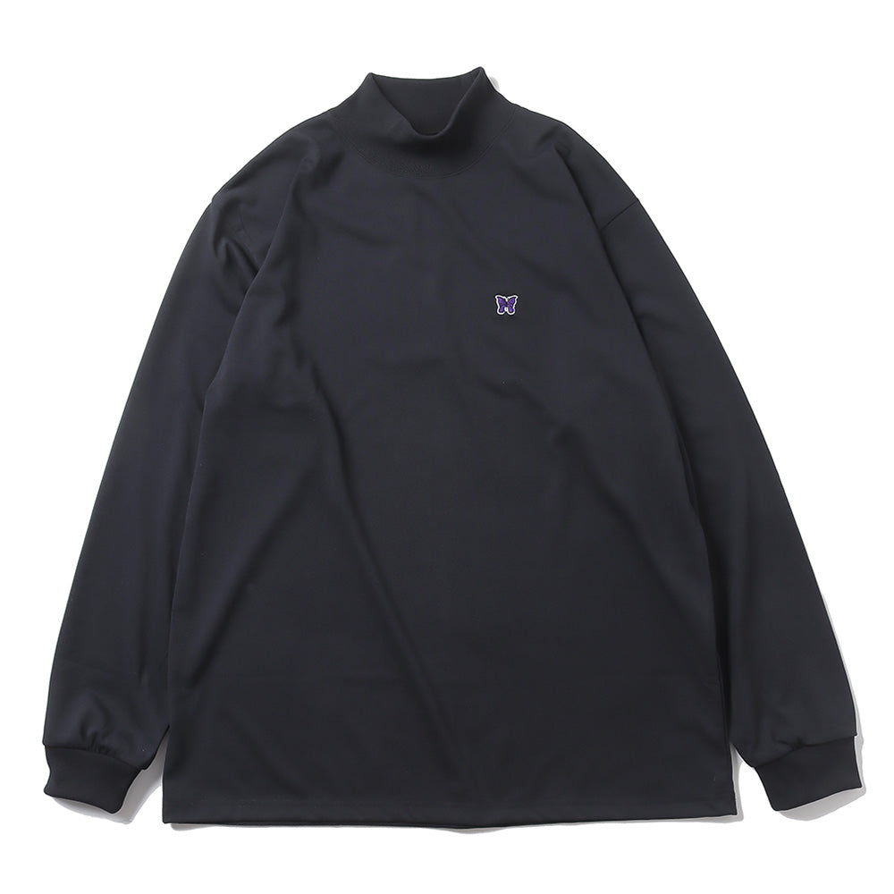 L/S Mock Neck Tee - Poly Jersey