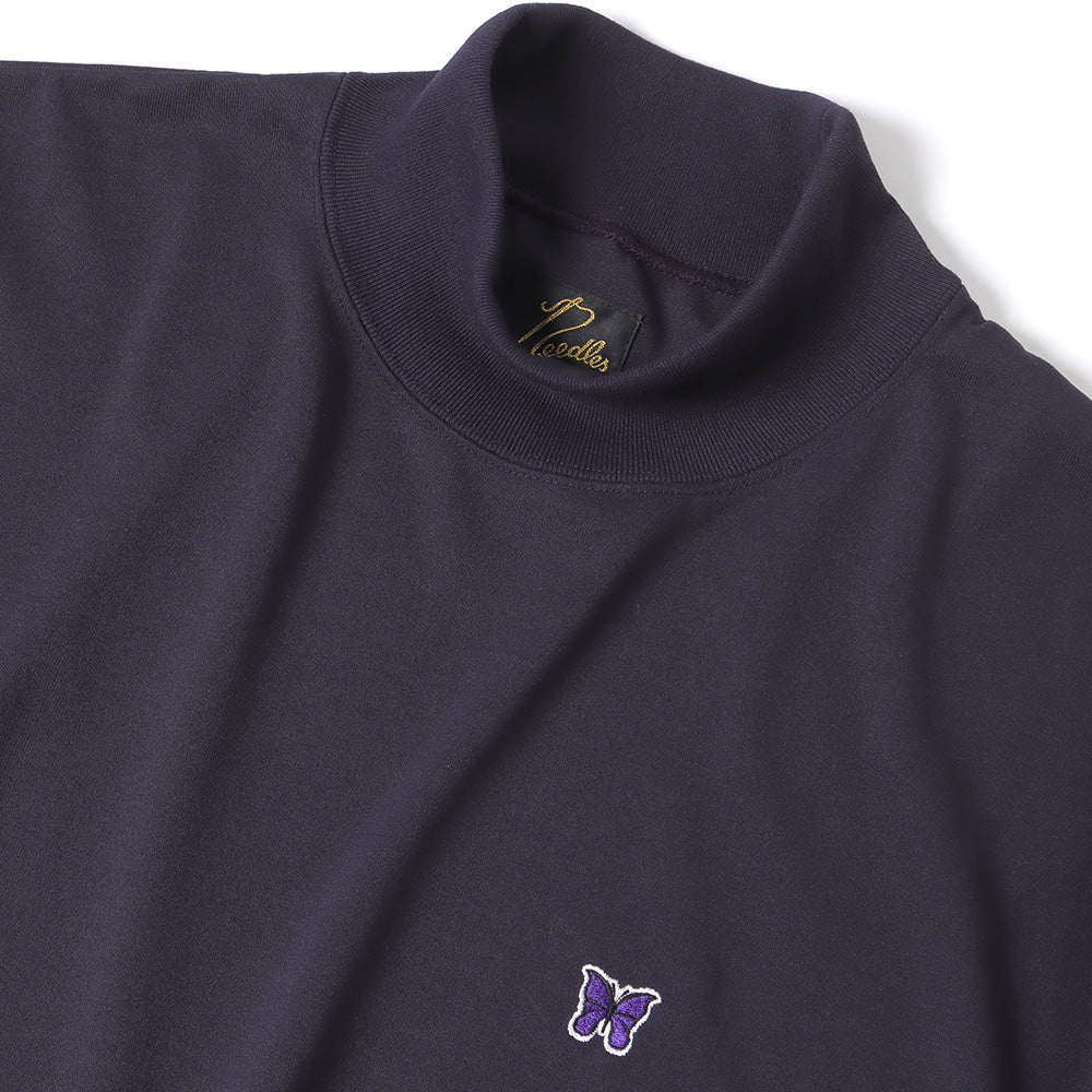 L/S Mock Neck Tee - Poly Jersey