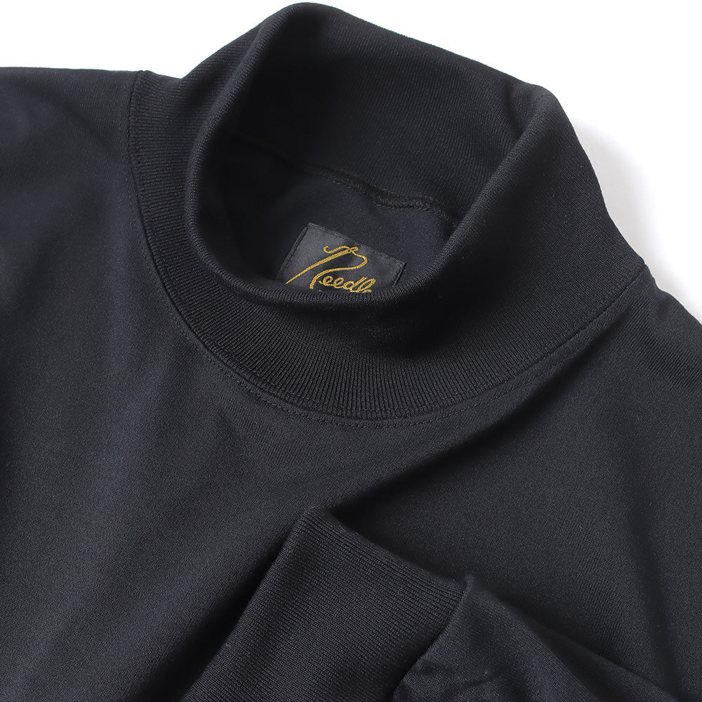 L/S Mock Neck Tee - Poly Jersey