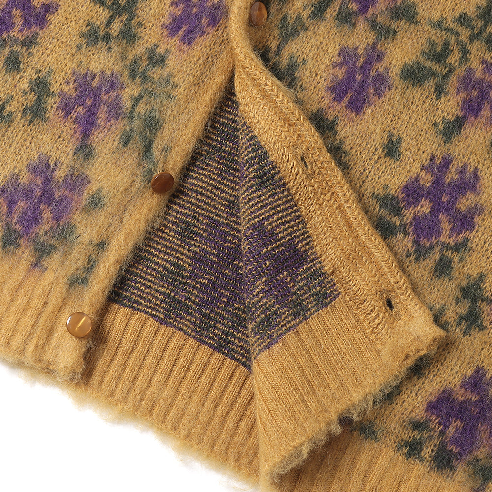 Mohair Cardigan - Flower