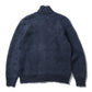 Zipped Mohair Cardigan - Solid