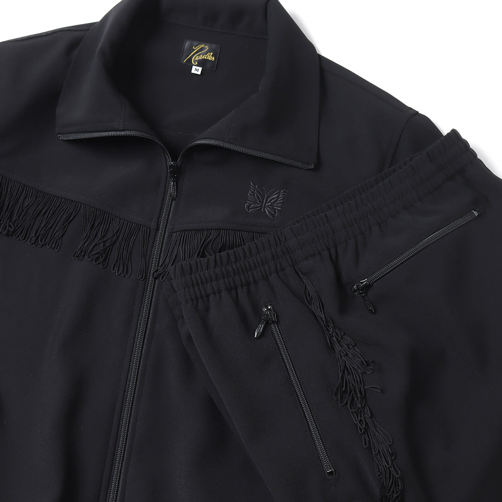 Fringe Track Jacket - Poly Kersey