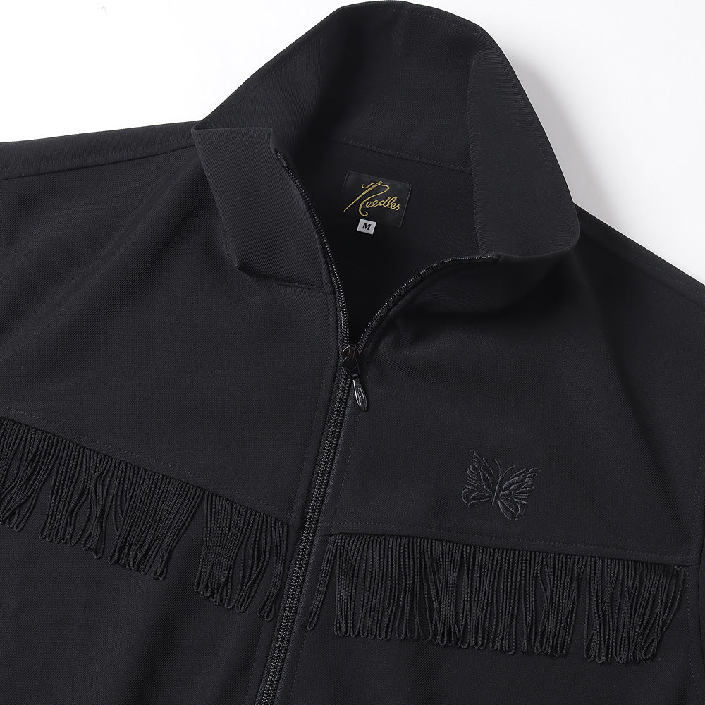 Fringe Track Jacket - Poly Kersey