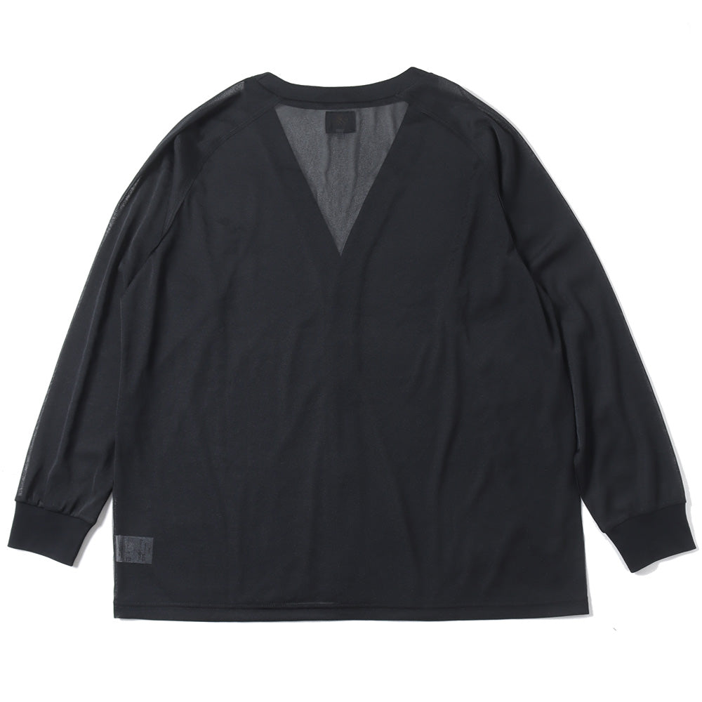 NEEDLES(ニードルズ)V Neck Cardigan - Poly Tricot Chiffon (OT255 