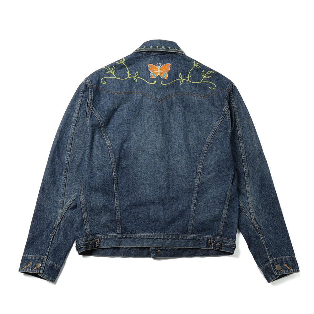 Papillon Emb. Jean Jacket - 12oz Denim