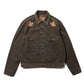 Papillon Emb. Jean Jacket - 14W Corduroy
