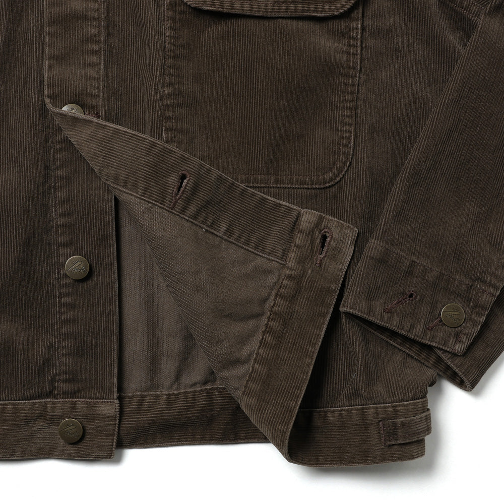 Papillon Emb. Jean Jacket - 14W Corduroy