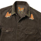 Papillon Emb. Jean Jacket - 14W Corduroy
