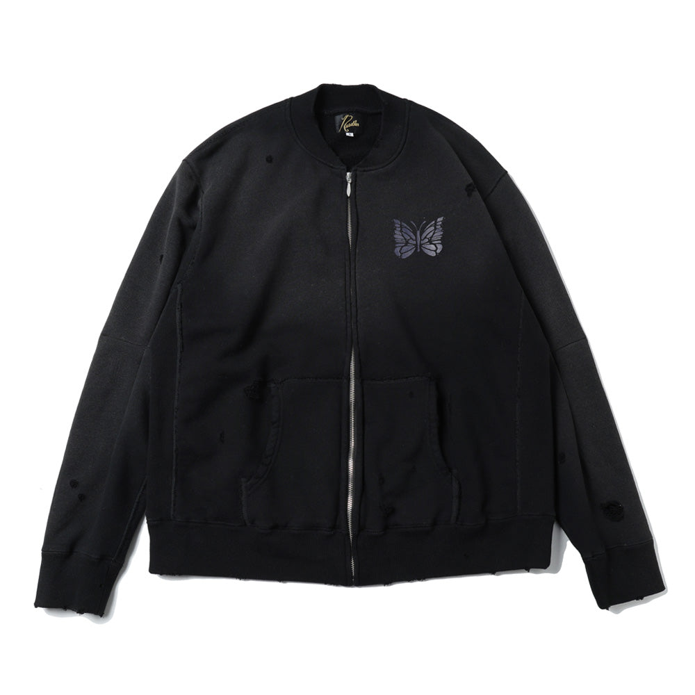 Deconstructed Zipped Sweat