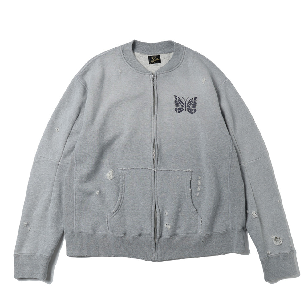 Deconstructed Zipped Sweat