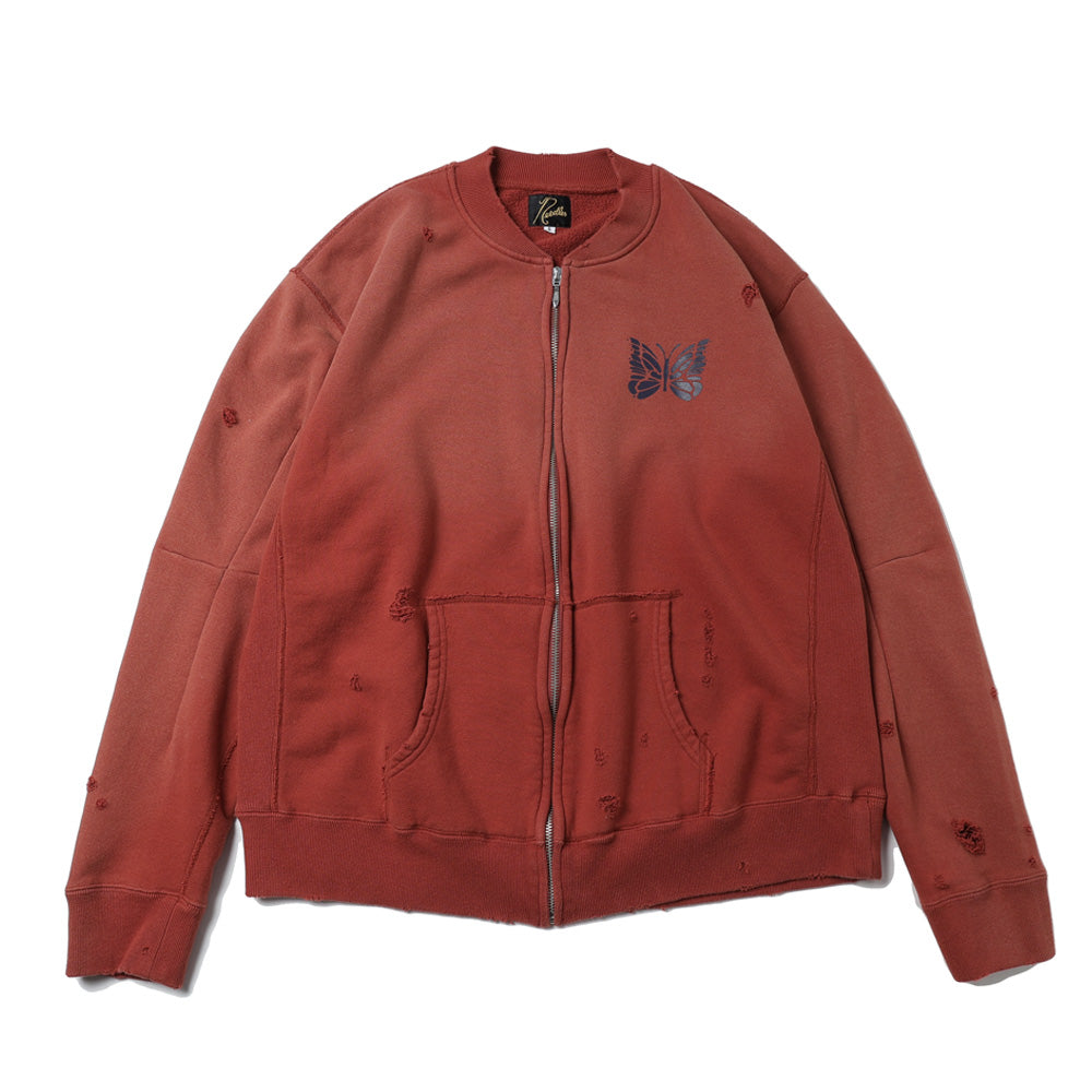 Deconstructed Zipped Sweat