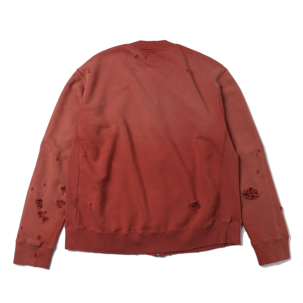 Deconstructed Zipped Sweat