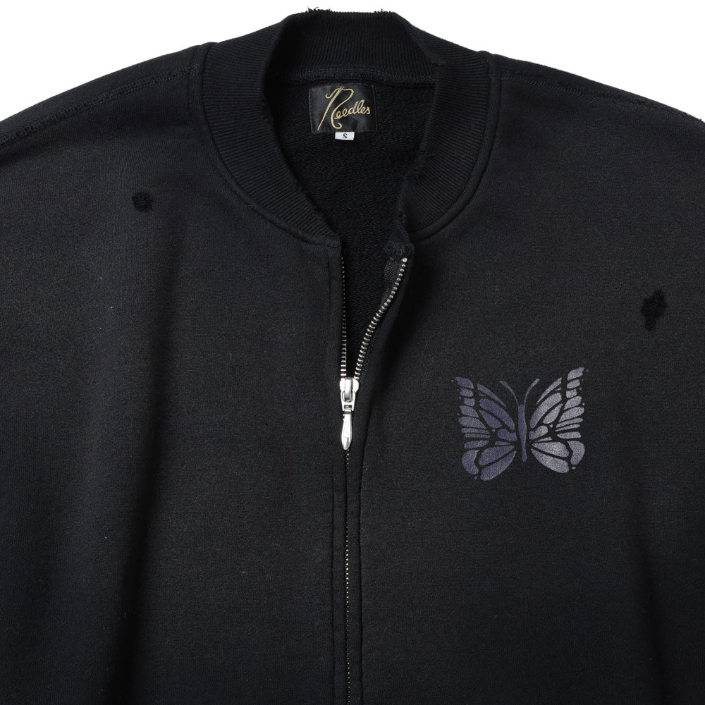 Deconstructed Zipped Sweat